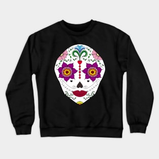 Mexican Sugar Skull Crewneck Sweatshirt